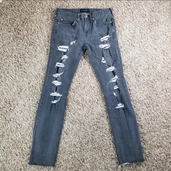 PacSun Other - Pacsun| Gray distressed skinny jeans 28×30